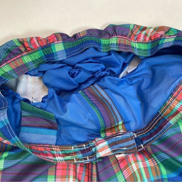 Chaps Plaid Swim Board Shorts Trunks Men XXL Multicolor - Picture 5 of 7